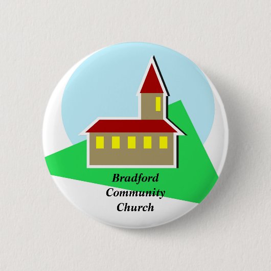 Kirche, BradfordCommunityChurch Button (Vorderseite)