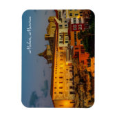 Kirche Carmen bei Dämmerung - Mahon, Menorca Magnet (Vertikal)