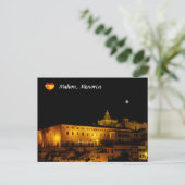 Kirche Carmen in der Nacht - Mahon, Menorca, Spani Postkarte (Stehend Vorderseite)