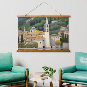 Kirche Cassone Gustav Klimt Gemälde Wandteppich Mit Holzrahmen