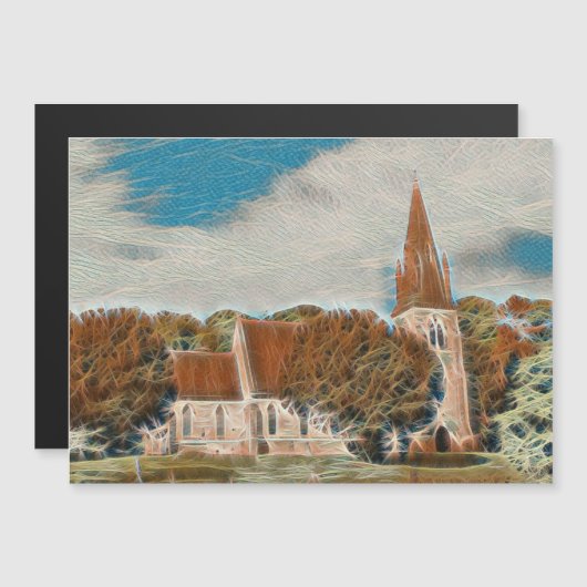 Kirche danke Karte (Vorne/Hinten)