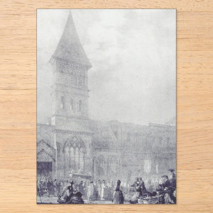 Kirche der Abtei Saint Philibert in Tounus Acryleinladungen
