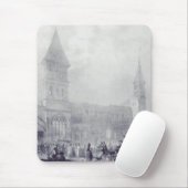 Kirche der Abtei Saint Philibert in Tournus Mousepad (Mit Mouse)