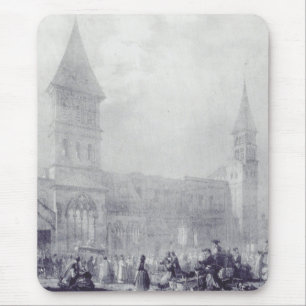 Kirche der Abtei Saint Philibert in Tournus Mousepad