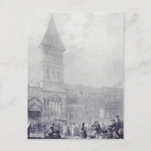 Kirche der Abtei Saint Philibert in Tournus Postkarte