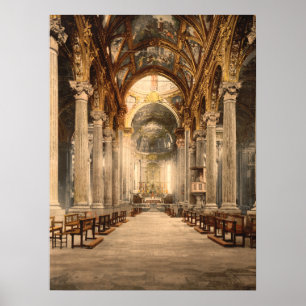 Kirche der Ankündigung, Genua, Italien Poster