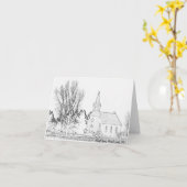 Kirche der Anmerkungs-Karten-B&W Rindal, Marshall Karte (Gelbe Blume)