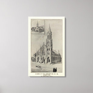 Kirche der Annahme, Ansonia, Anschl. Leinwanddruck