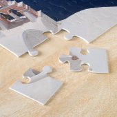 Kirche der Blauen Kuppel von Santorini Puzzle (Seite)