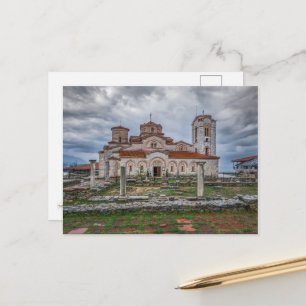 Kirche der Heiligen Clement Ohrid - Mazedonien Postkarte