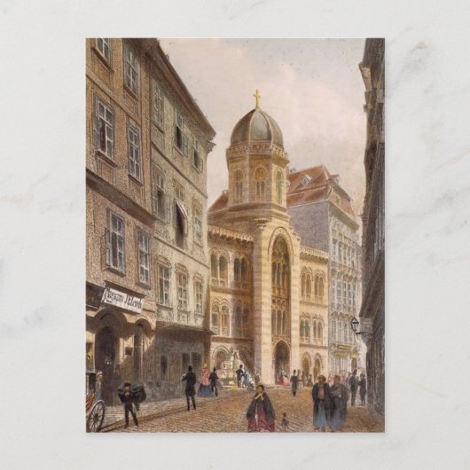 Kirche der Heiligen Dreifaltigkeit, Wien von Rudol Postkarte (Vorderseite)