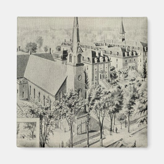 Kirche der hl. Rose, Meriden Magnet (Vorne)