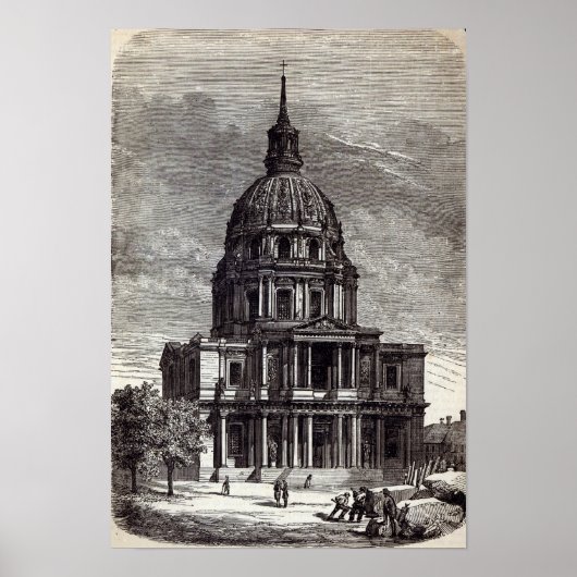 Kirche der Invaliden, die Grab von Poster (Vorne)