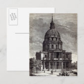 Kirche der Invaliden, die Grab von Postkarte (Vorne/Hinten)