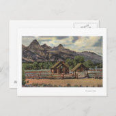 Kirche der Verortung Postkarte (Vorne/Hinten)