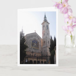 Kirche des Besuchs, Jerusalem, Israel Karte
