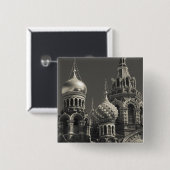Kirche des Erretters des verschütteten Blutes Button (Vorne & Hinten)