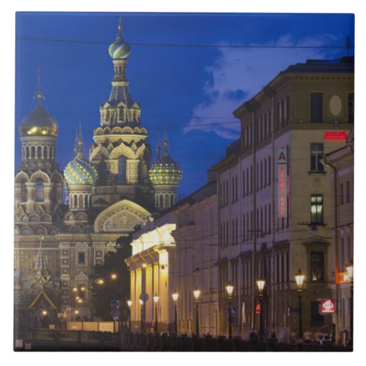 Kirche des Erretters des verschütteten Blutes Fliese (Vorderseite)