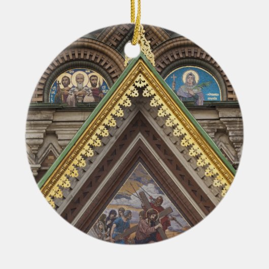Kirche des Erretters des verschütteten Blutes Keramikornament (Vorne)