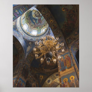 Kirche des Erretters des verschütteten Blutes Poster