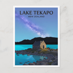 Kirche des Guten Hirten, Lake Tekapo Postkarte