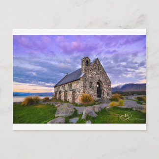 Kirche des guten Hirten Tekapo NZ: Postca Postkarte