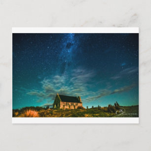 Kirche des guten Hirten, Tekapo Postkarte