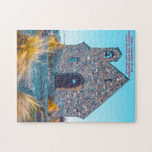 Kirche des guten Hirten, Tekapo-See. Jigsaw Puzzle (Horizontal)