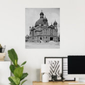 Kirche des Heiligen Herzens Poster (Heimbüro)