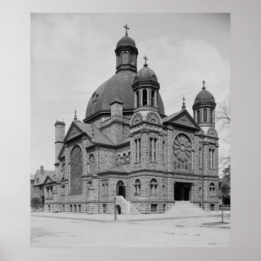 Kirche des Heiligen Herzens Poster (Vorne)
