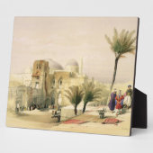 Kirche des Heiligen Sepulchers, Jerusalem, Teller  Fotoplatte (Seite)