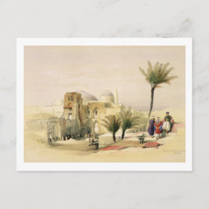 Kirche des Heiligen Sepulchers, Jerusalem, Teller  Postkarte