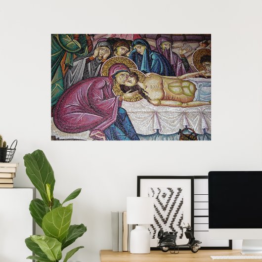 Kirche des Heiligen Sepulchers Poster (Heimbüro)