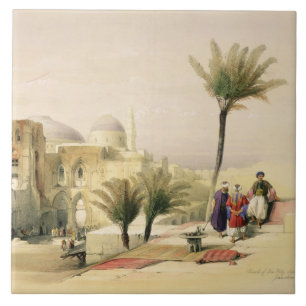 Kirche des heiligen Sepulchre, Jerusalem, Platte Fliese