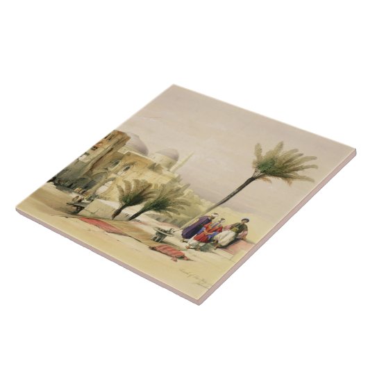 Kirche des heiligen Sepulchre, Jerusalem, Platte Fliese (Seite)