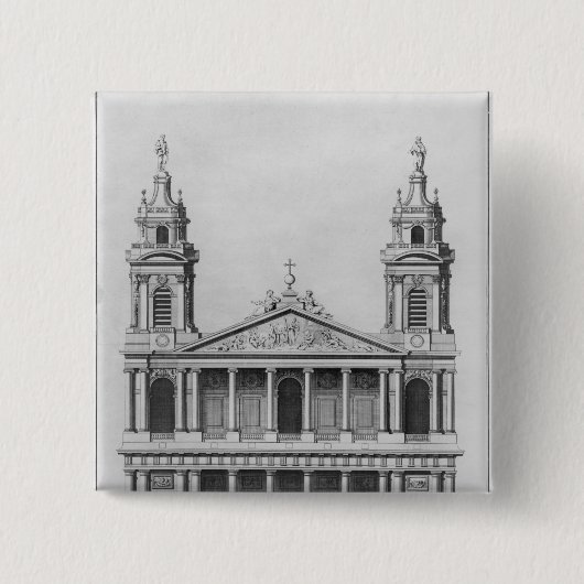 Kirche des Heiligen-Sulpice Button (Vorderseite)