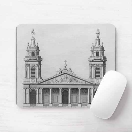 Kirche des Heiligen-Sulpice Mousepad (Mit Mouse)