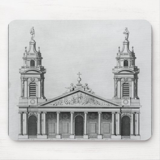 Kirche des Heiligen-Sulpice Mousepad (Vorne)