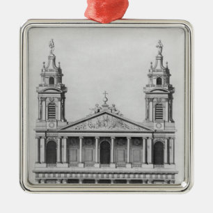 Kirche des Heiligen-Sulpice Silbernes Ornament