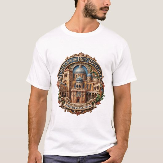 KIRCHE DES HL. GRABES JERUSALEM T-Shirt (Vorderseite)
