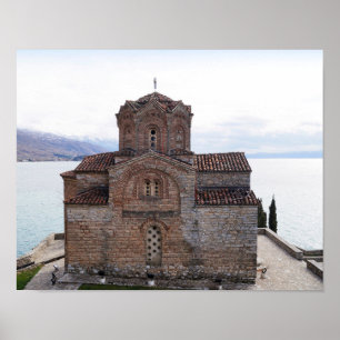 Kirche des Hl. Johannes in Kaneo Poster