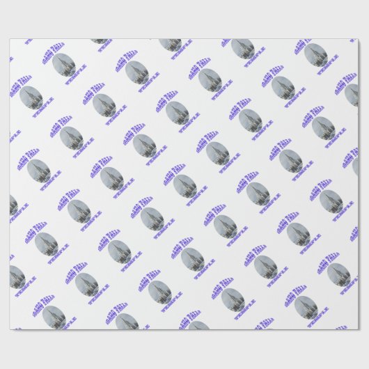 Kirche des Jesus Christus des letzten Geschenkpapier (Flach)