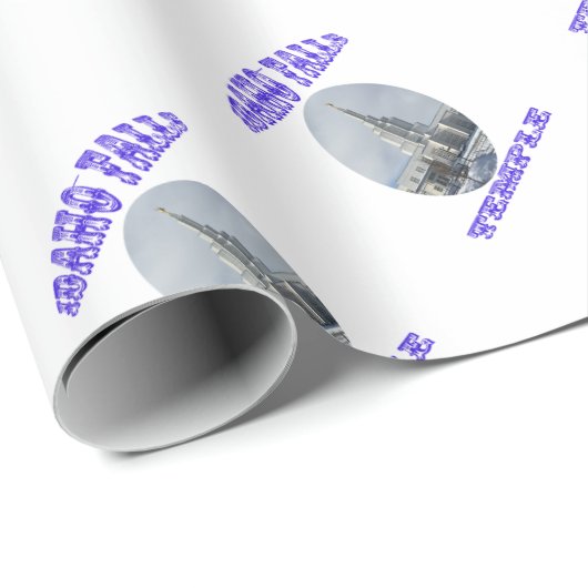 Kirche des Jesus Christus des letzten Geschenkpapier (Rolleneckpunkt)