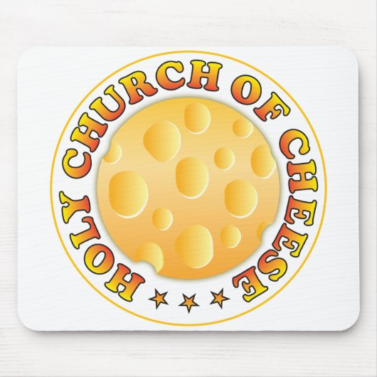 Kirche des Käses Mousepad (Vorne)