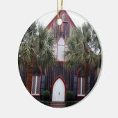 Kirche des Kreuzes - Bluffton, South Carolina Keramik Ornament (Links)