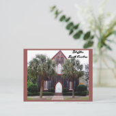 Kirche des Kreuzes - Bluffton, South Carolina Postkarte (Stehend Vorderseite)