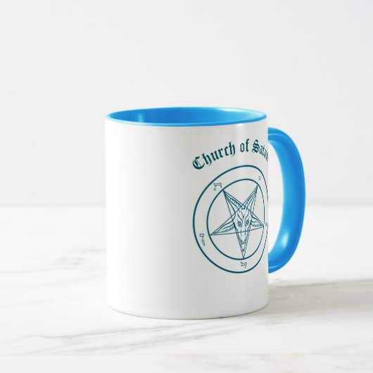 Kirche des Satan 1966 Tasse (VorderseiteRechts)