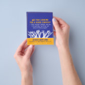 Kirche Einladung Gottesdienst Einladung hell Flyer (Gruppe)