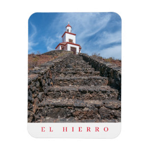 Kirche El Hierro Aussicht Kühlschrankmagnet Magnet