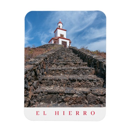 Kirche El Hierro Aussicht Kühlschrankmagnet Magnet (Vertikal)